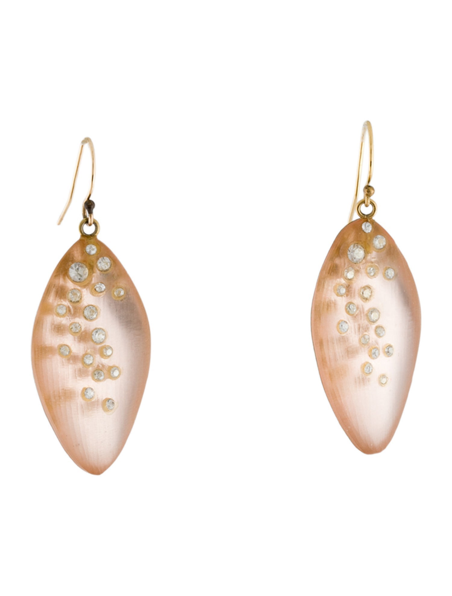 Alexis Bittar Lucite & Crystal Drop Earrings