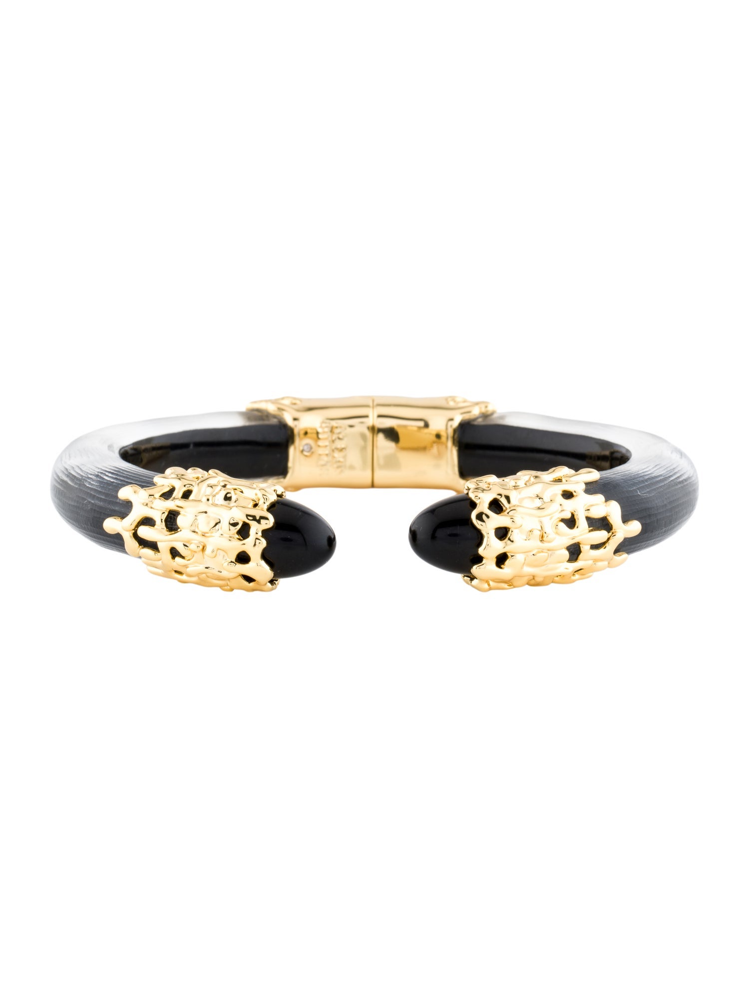 Alexis Bittar Lucite Brut Hinge Cuff Bracelet