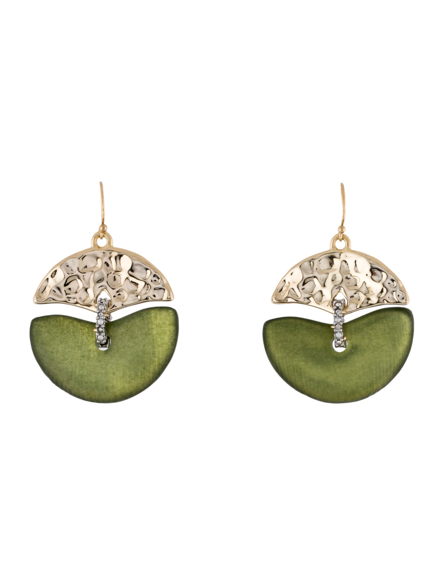 Alexis Bittar Lucite & Crystal Drop Earrings