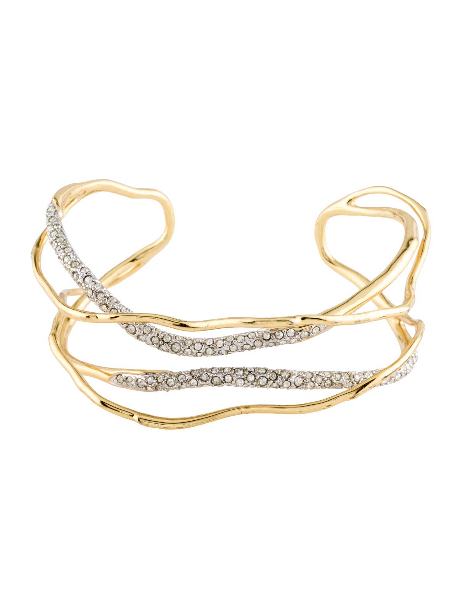 Alexis Bittar Solanales Crystal Cuff Bracelet