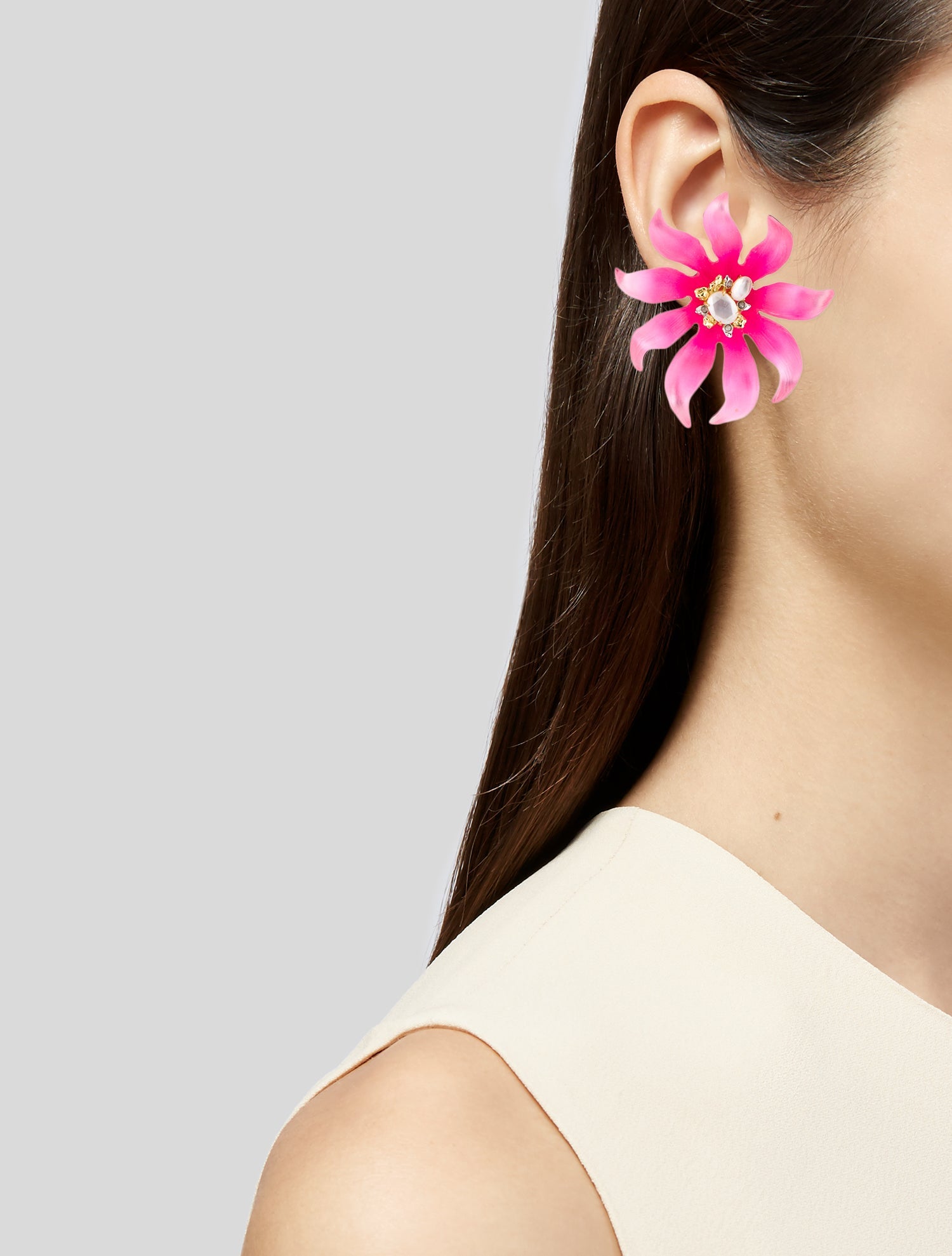 Alexis Bittar Lily Lucite Large Earrings