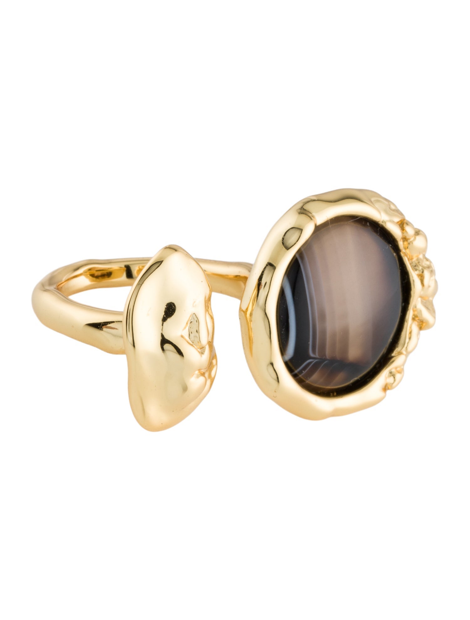 Alexis Bittar Brut Coin Open Statement Ring