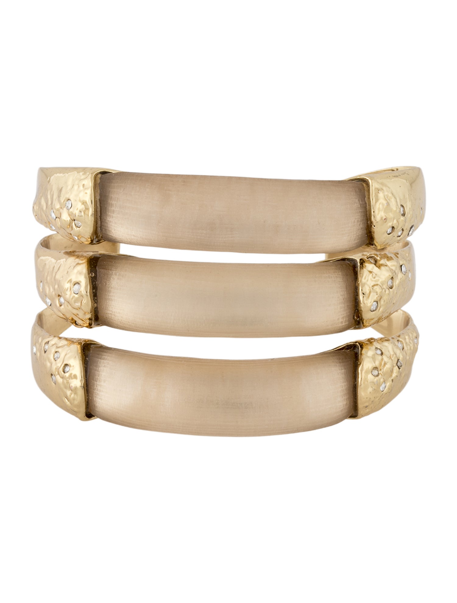 Alexis Bittar Lucite & Crystal Cuff Bracelet