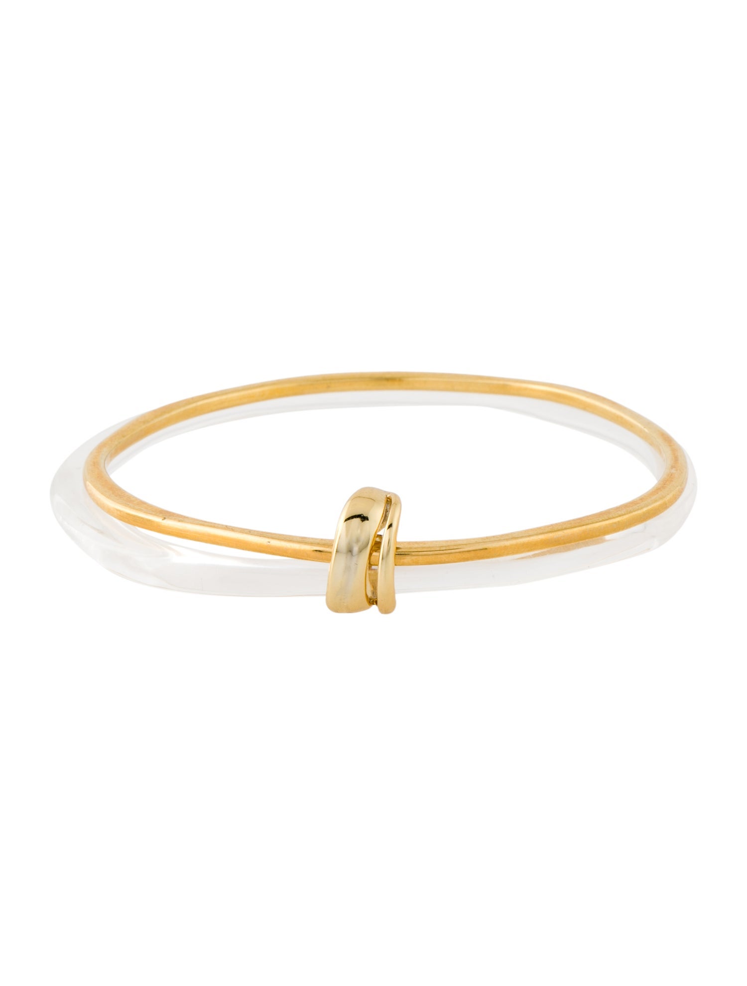 Alexis Bittar Lucite & Liquid Double Skinny Bangle Bracelet
