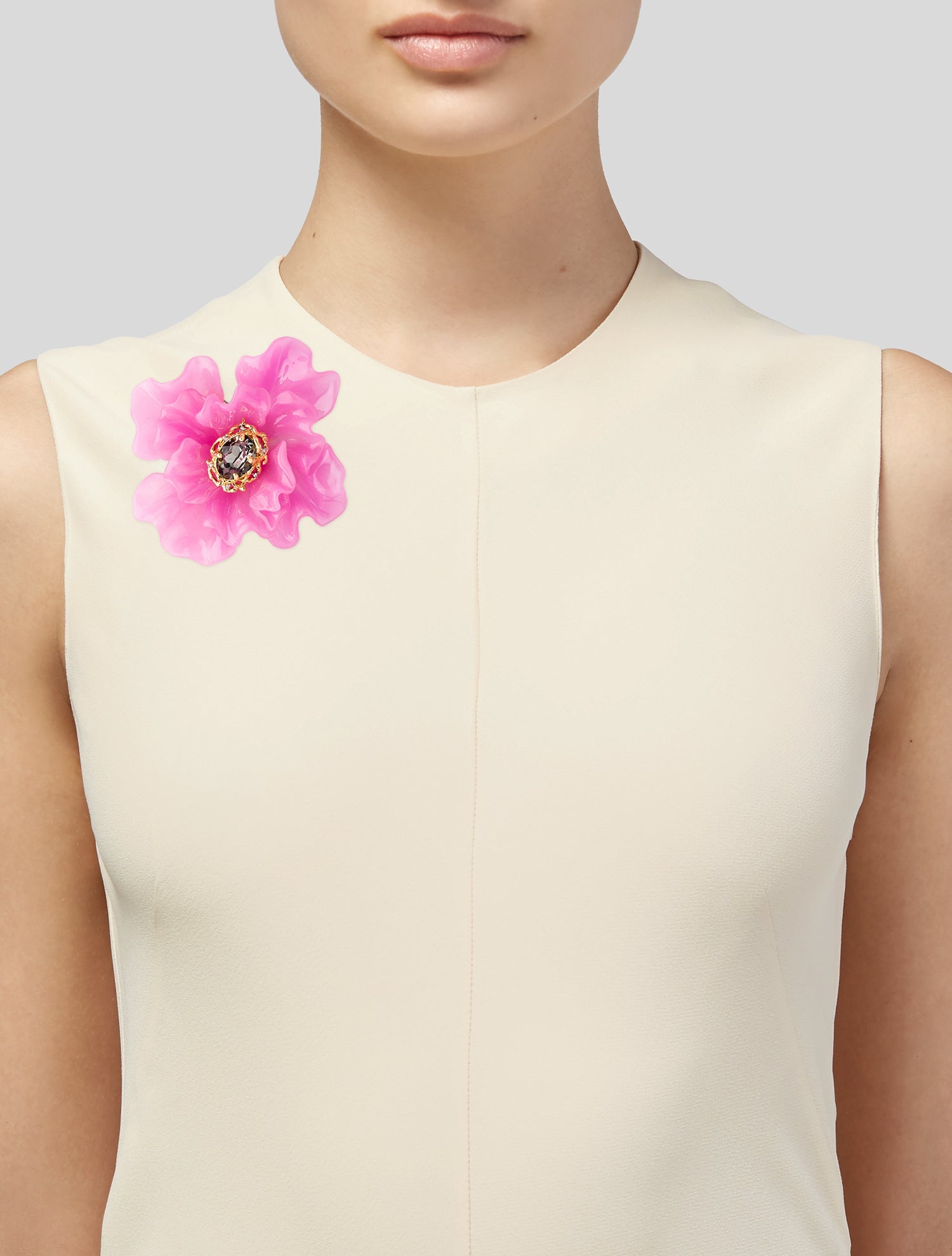 Alexis Bittar Resin & Crystal Pin