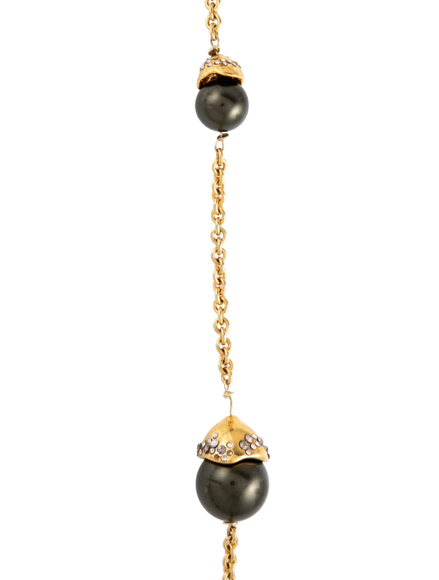 Alexis Bittar Faux Pearl,Bead & Crystal Station Necklace
