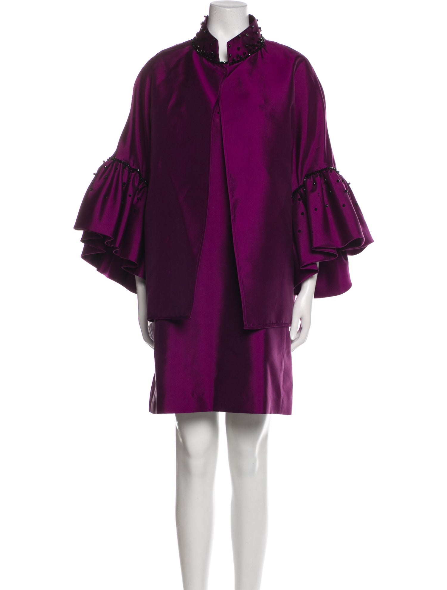Annie Corvall Silk Dress Set