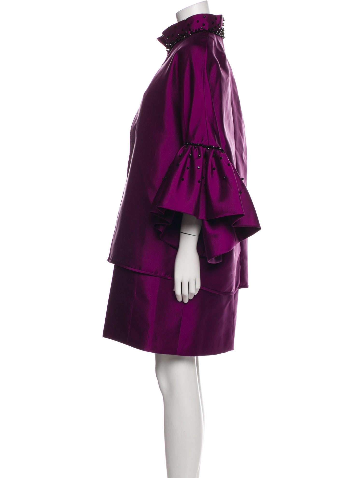 Annie Corvall Silk Dress Set