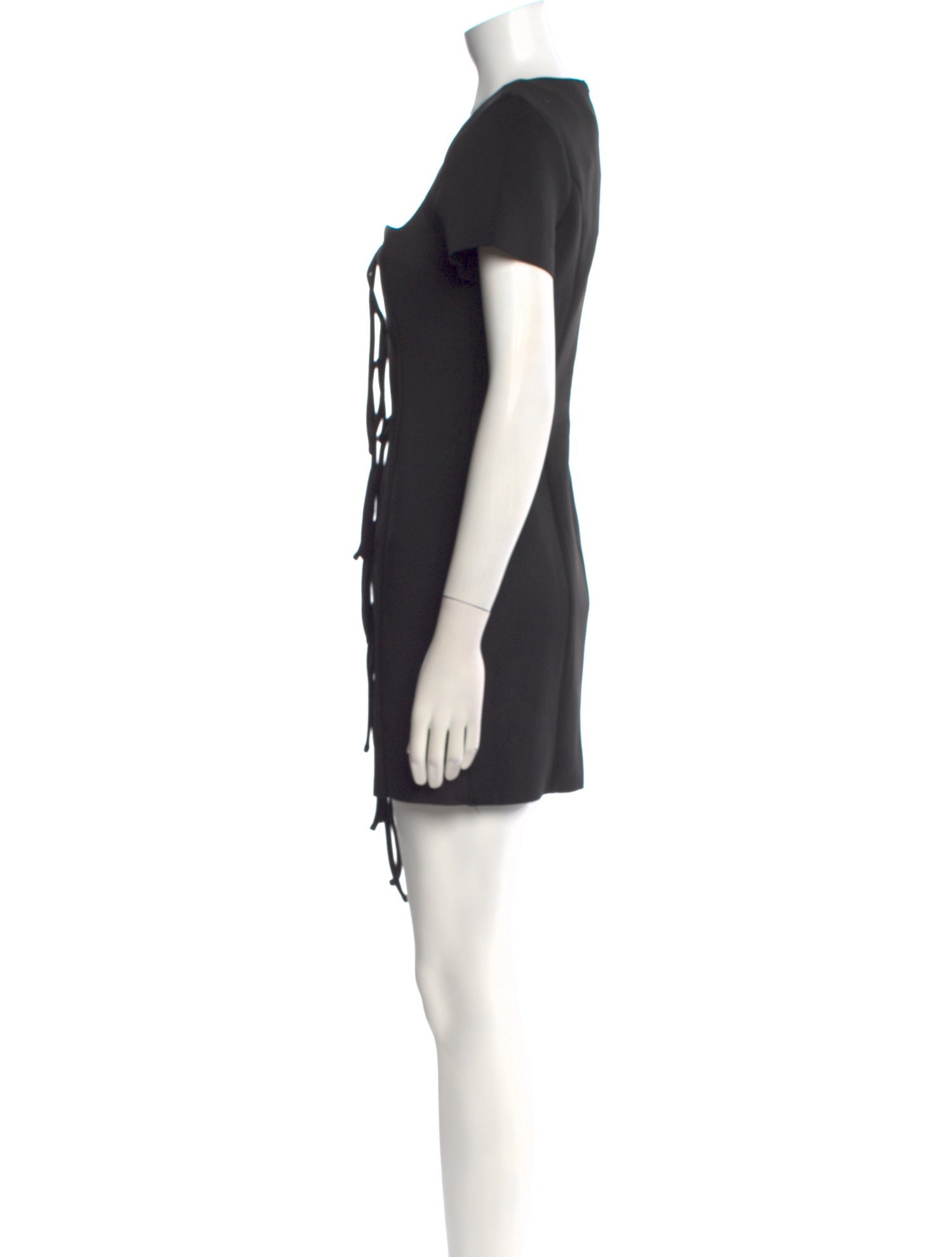 As It May Square Neckline Mini Dress