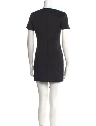 As It May Square Neckline Mini Dress