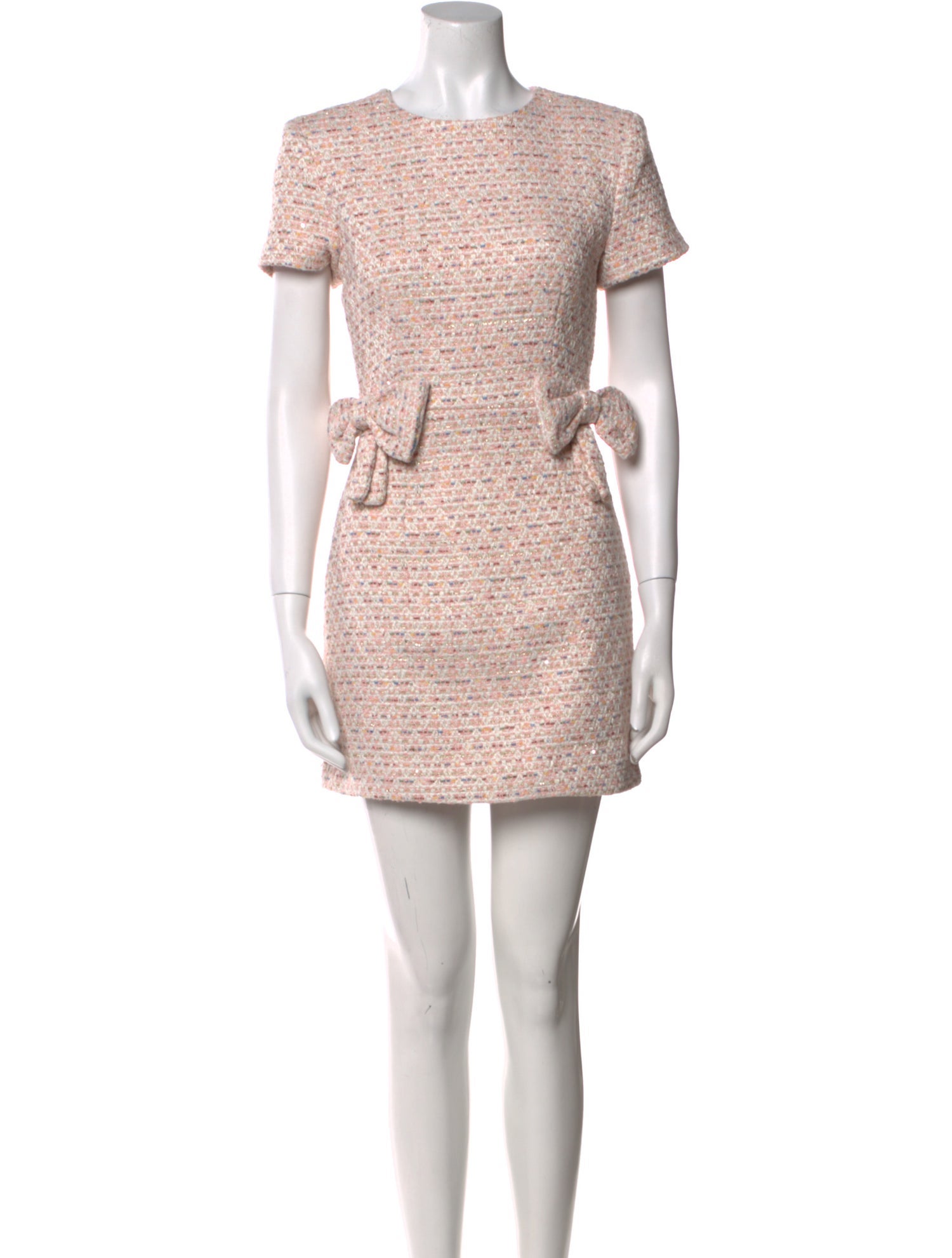 As It May Crew Neck Mini Dress