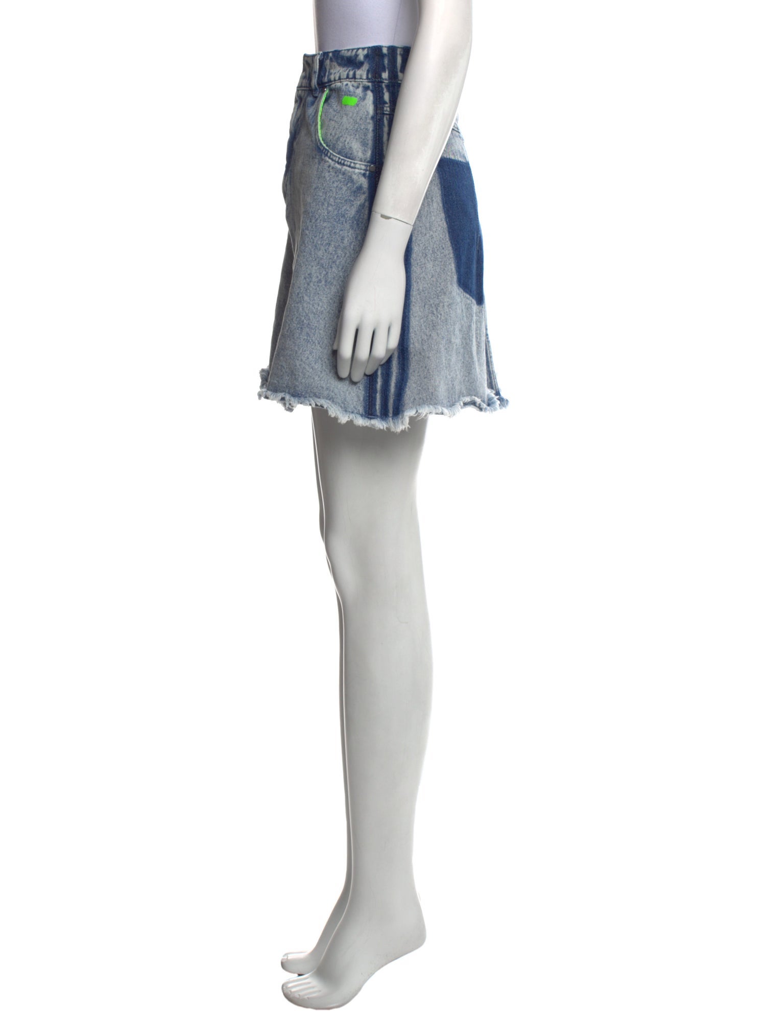 Adidas X Kseniaschnaider Distressed Accents Mini Skirt