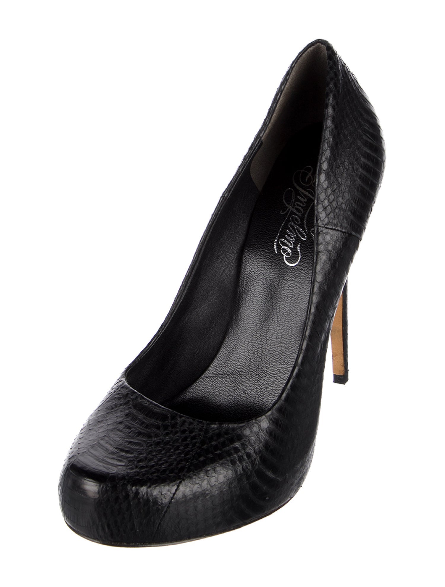 Alejandro Ingelmo Embossed Leather Pumps
