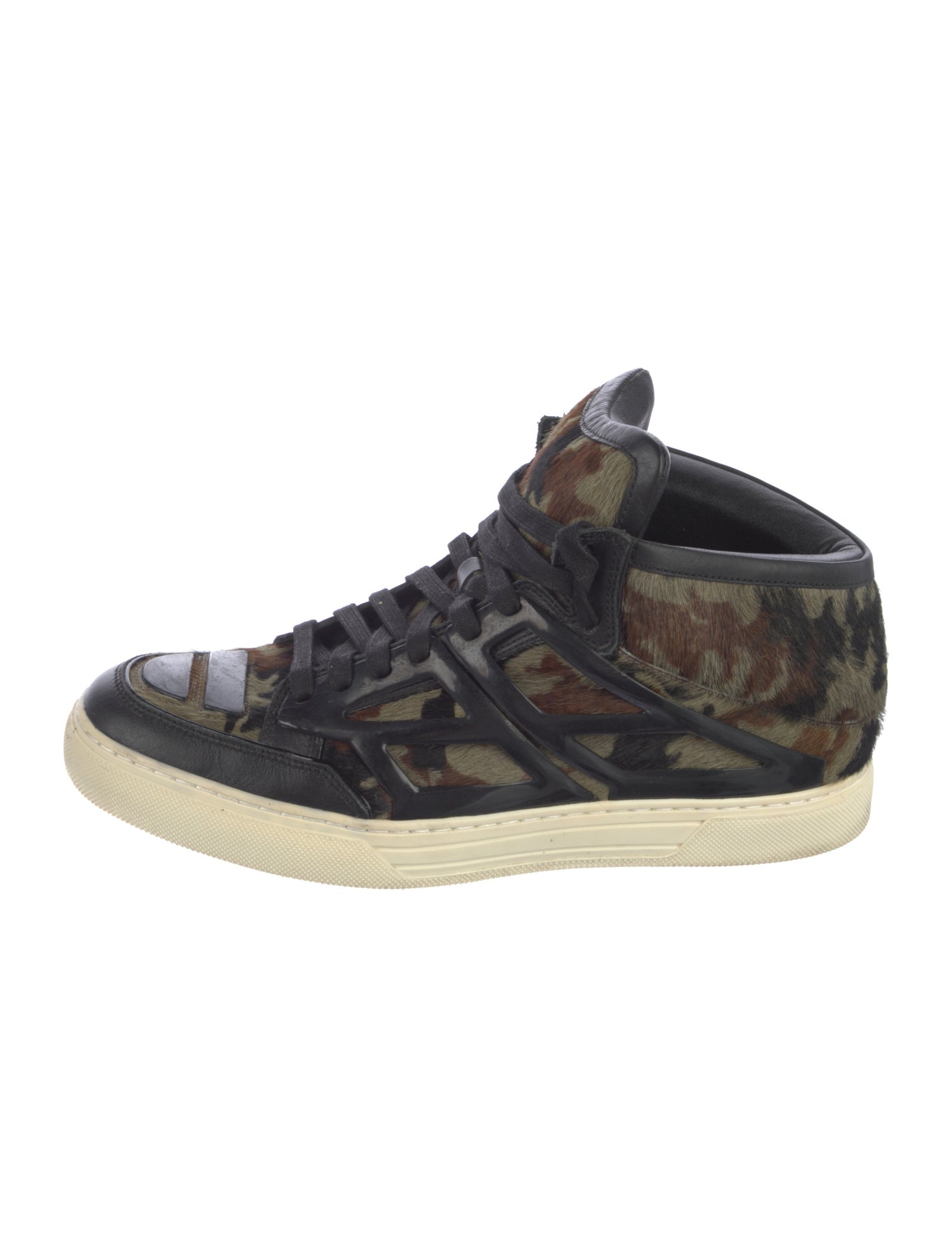 Alejandro Ingelmo Calf Hair Printed Sneakers