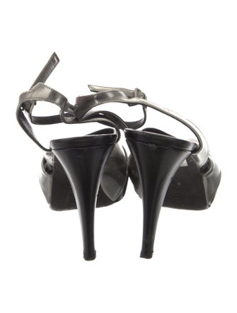 Alejandro Ingelmo Leather Slingback Pumps