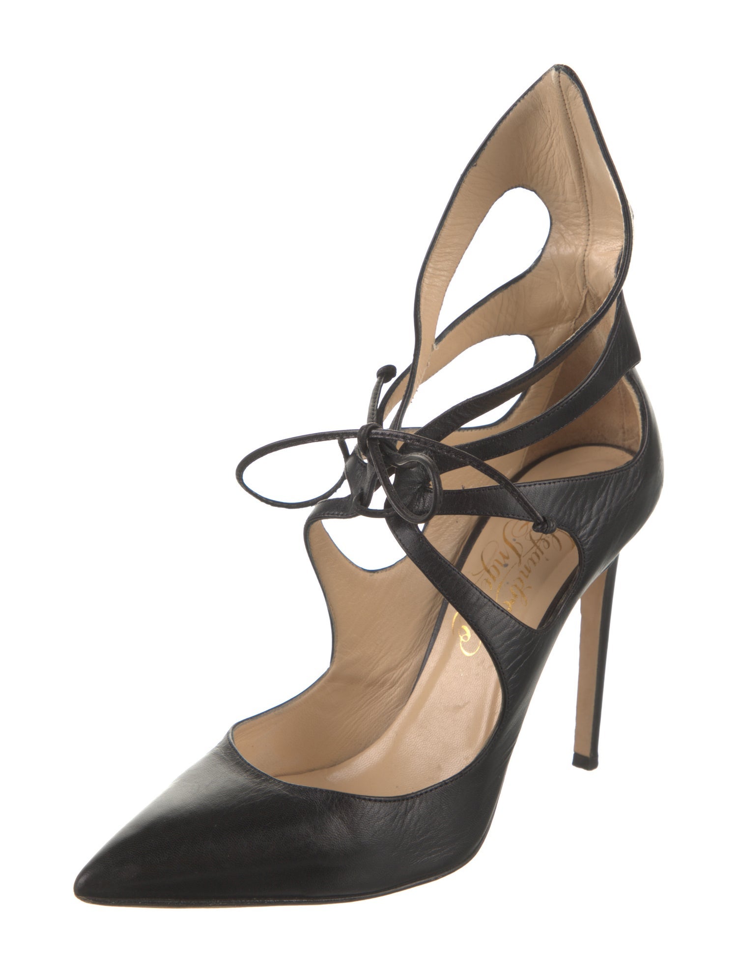 Alejandro Ingelmo Leather Printed Pumps