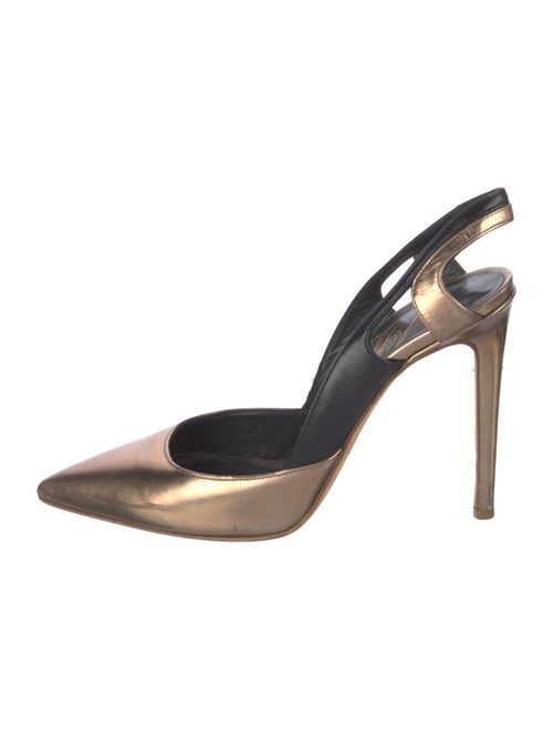 Alejandro Ingelmo Patent Leather Slingback Pumps