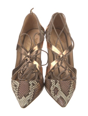 Alejandro Ingelmo Leather D'Orsay Pumps