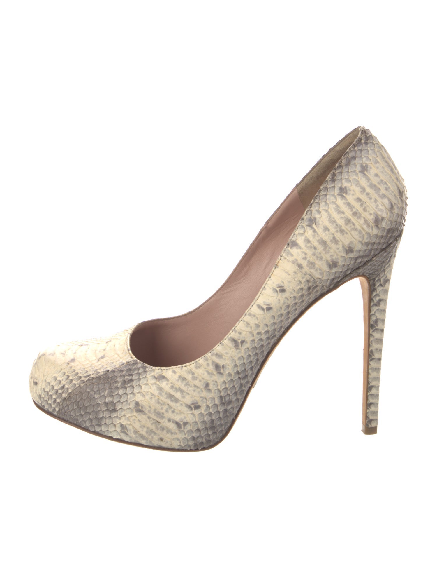 Alejandro Ingelmo Leather Animal Print Pumps