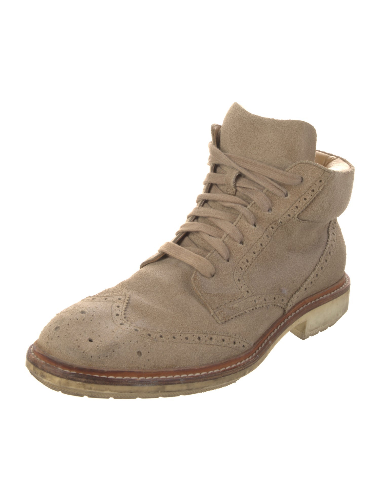Alejandro Ingelmo Suede Lace-Up Boots