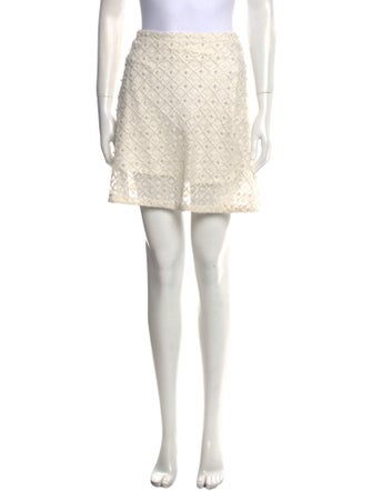 Aje Lace Pattern Mini Skirt