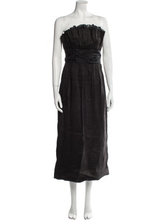 Aje Linen Midi Length Dress