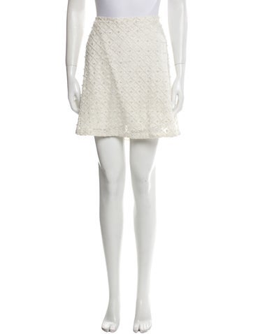 Aje Skirts Lace Pattern Mini Skirt Us8, Uk12 | XL