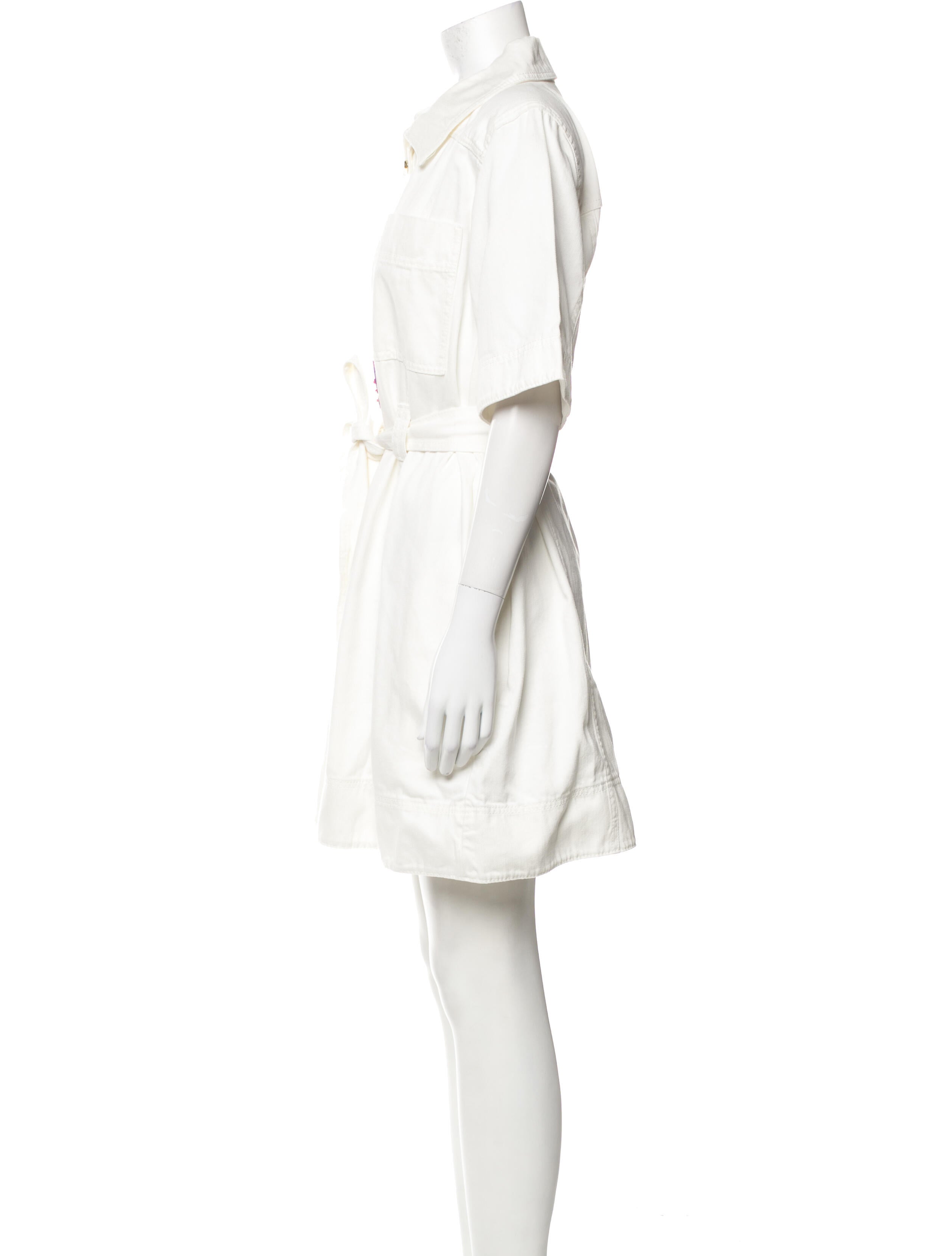 Aje Graphic Print Mini Dress