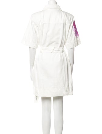 Aje Graphic Print Mini Dress