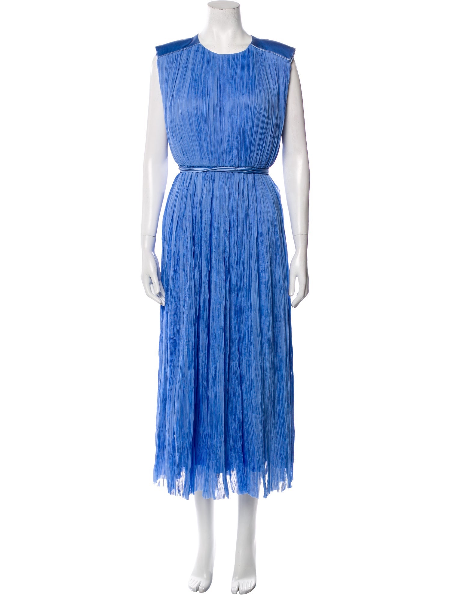 Aje Striped Long Dress