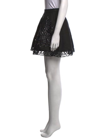 Aje Lace Pattern Mini Skirt