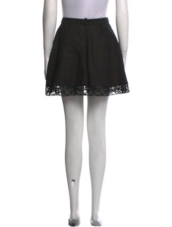 Aje Lace Pattern Mini Skirt