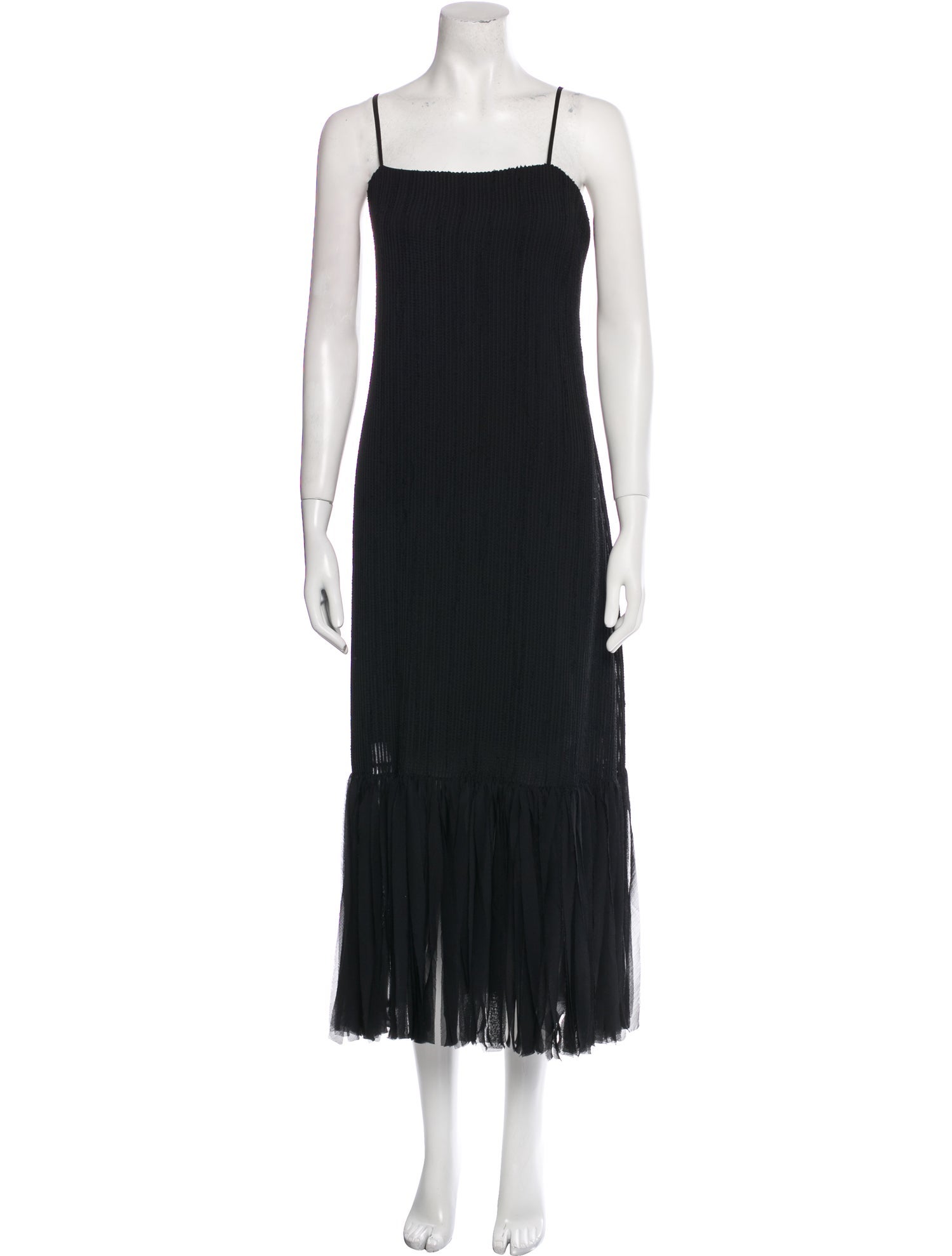 Aje Square Neckline Long Dress