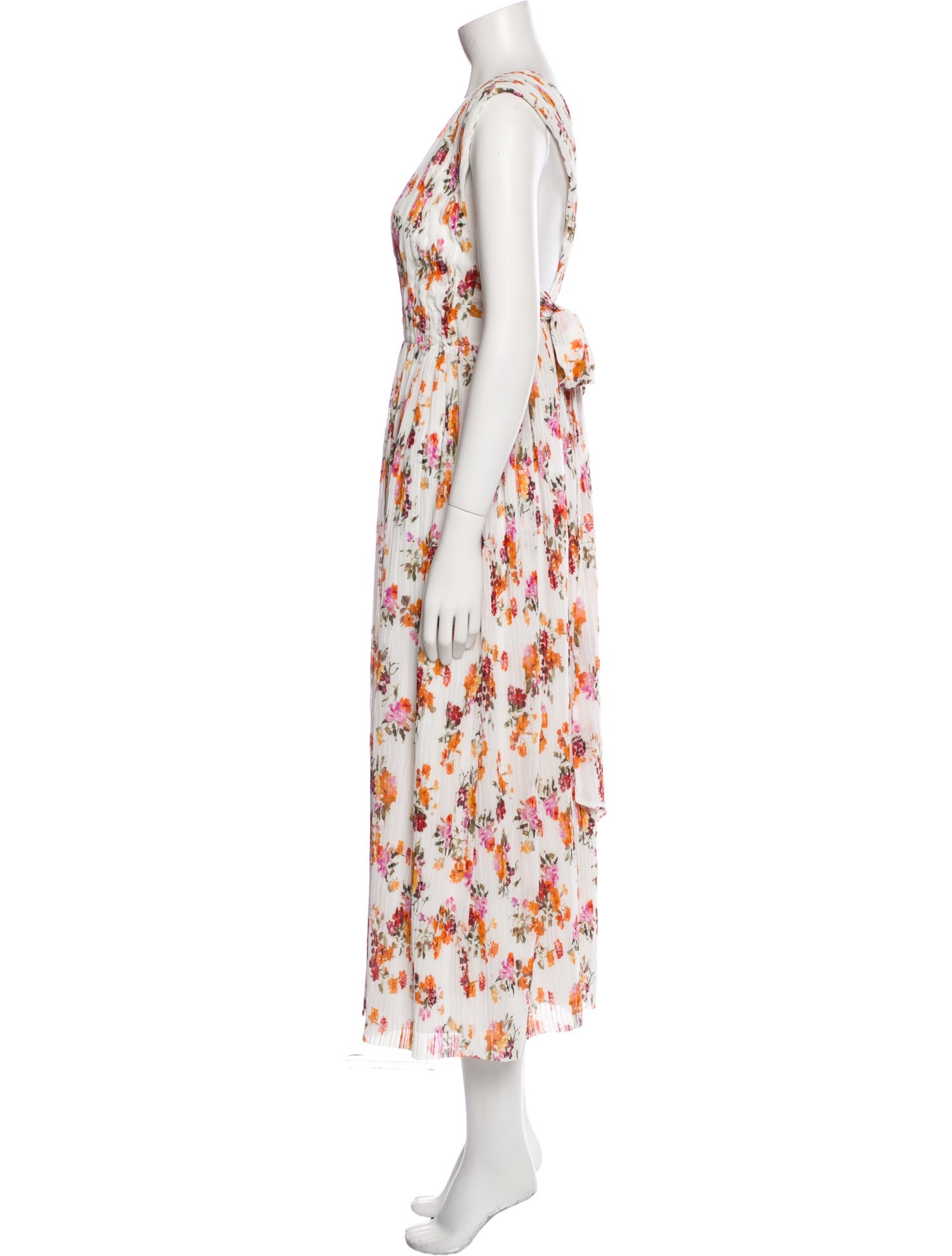 Aje Floral Print Long Dress w/ Tags