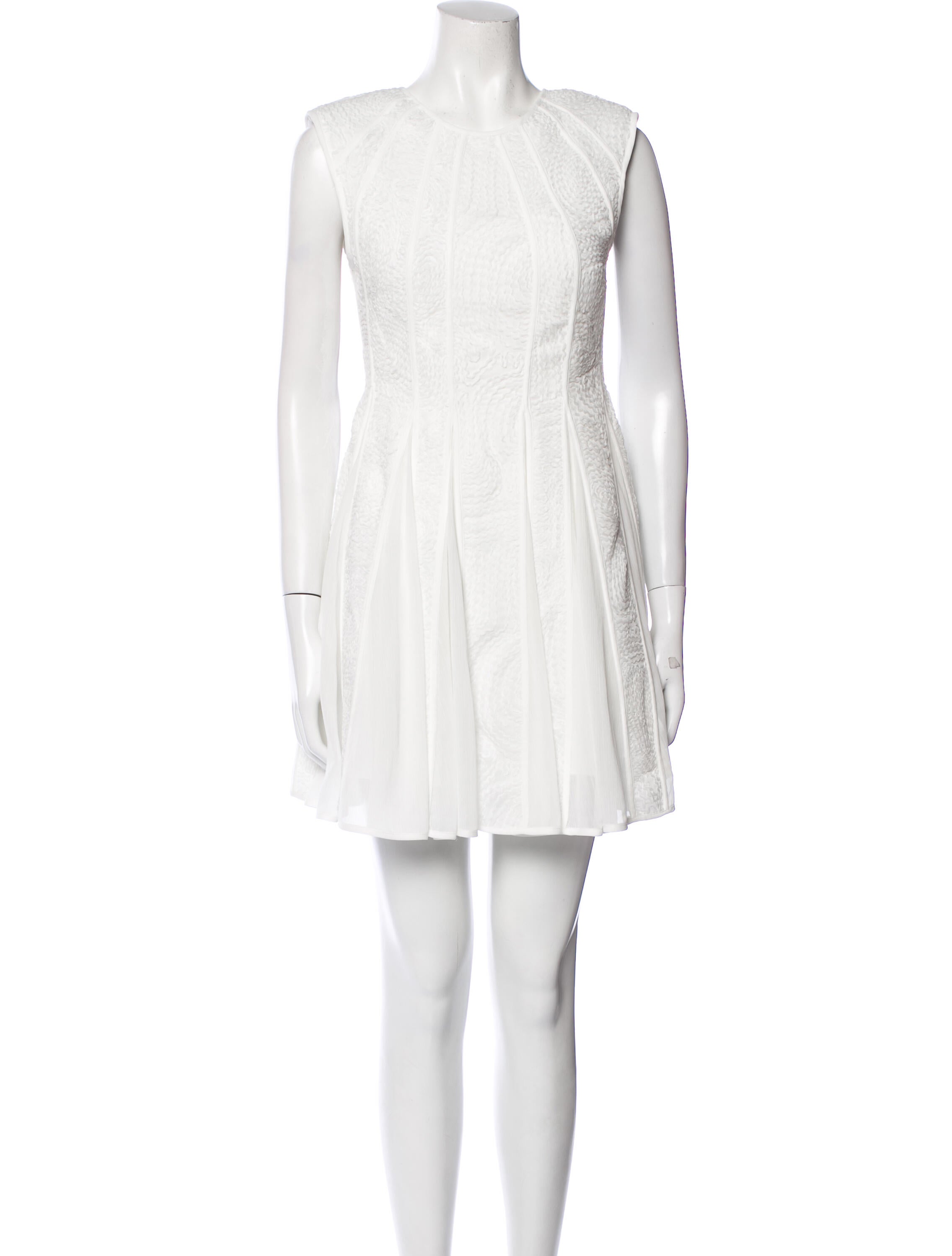 Aje Scoop Neck Mini Dress