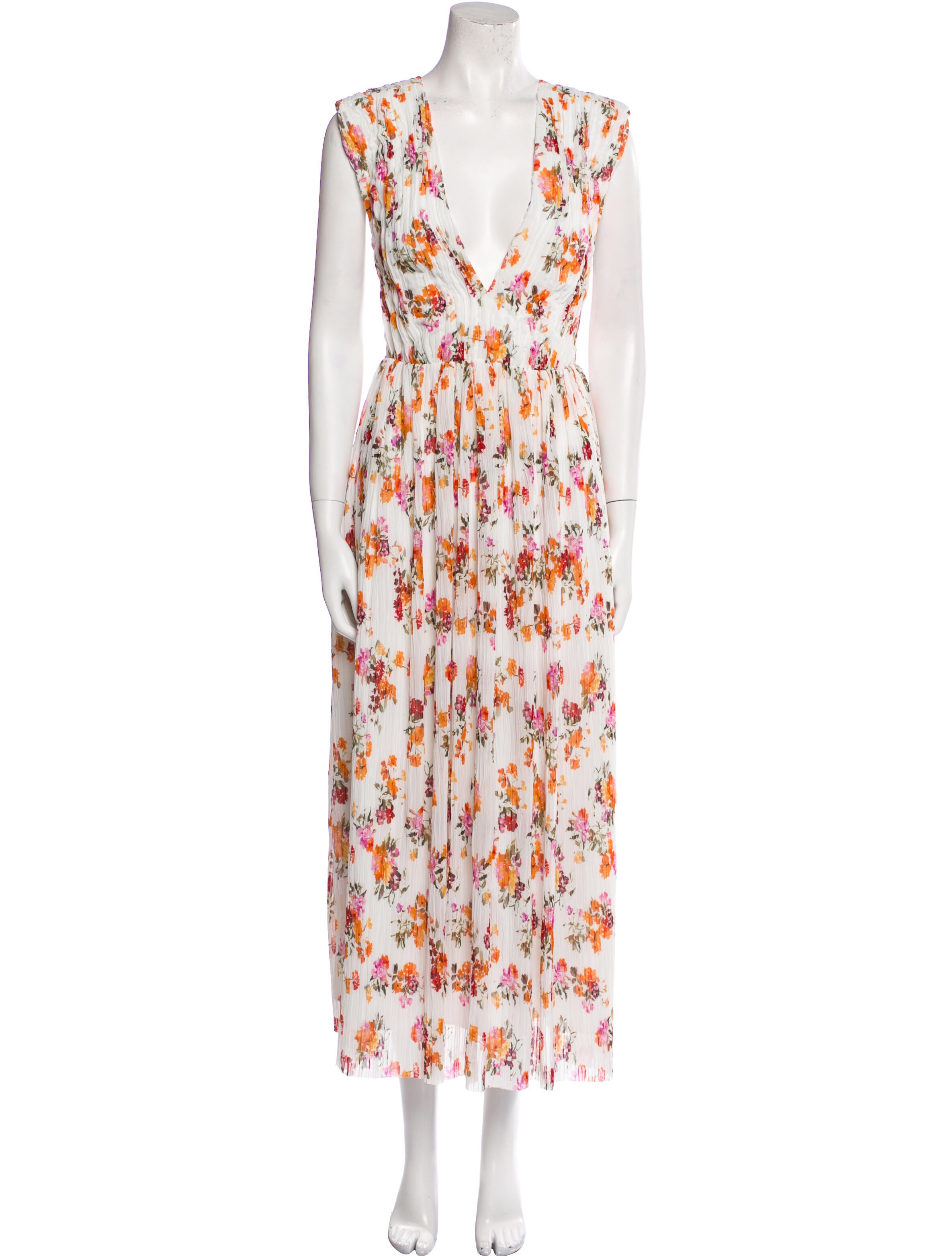 Aje Floral Print Long Dress w/ Tags