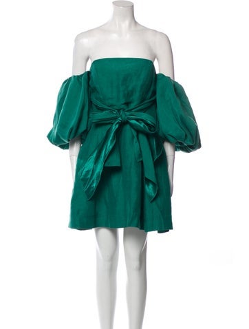 Aje Dresses Linen Mini Dress XL