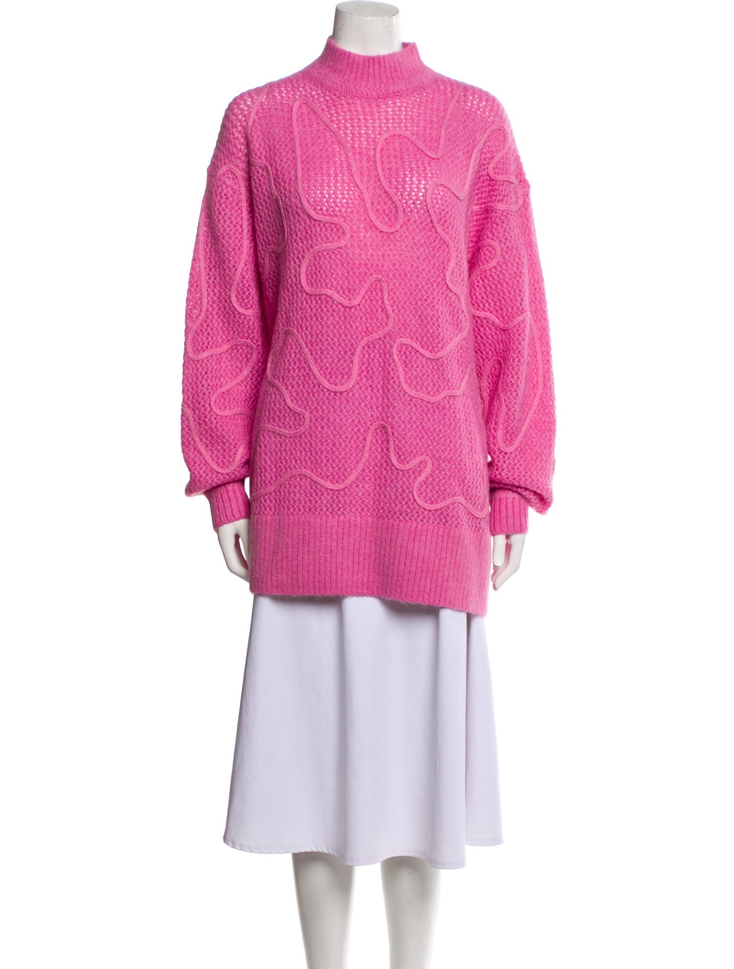 Aje Nylon Mock Neck Sweater w/ Tags