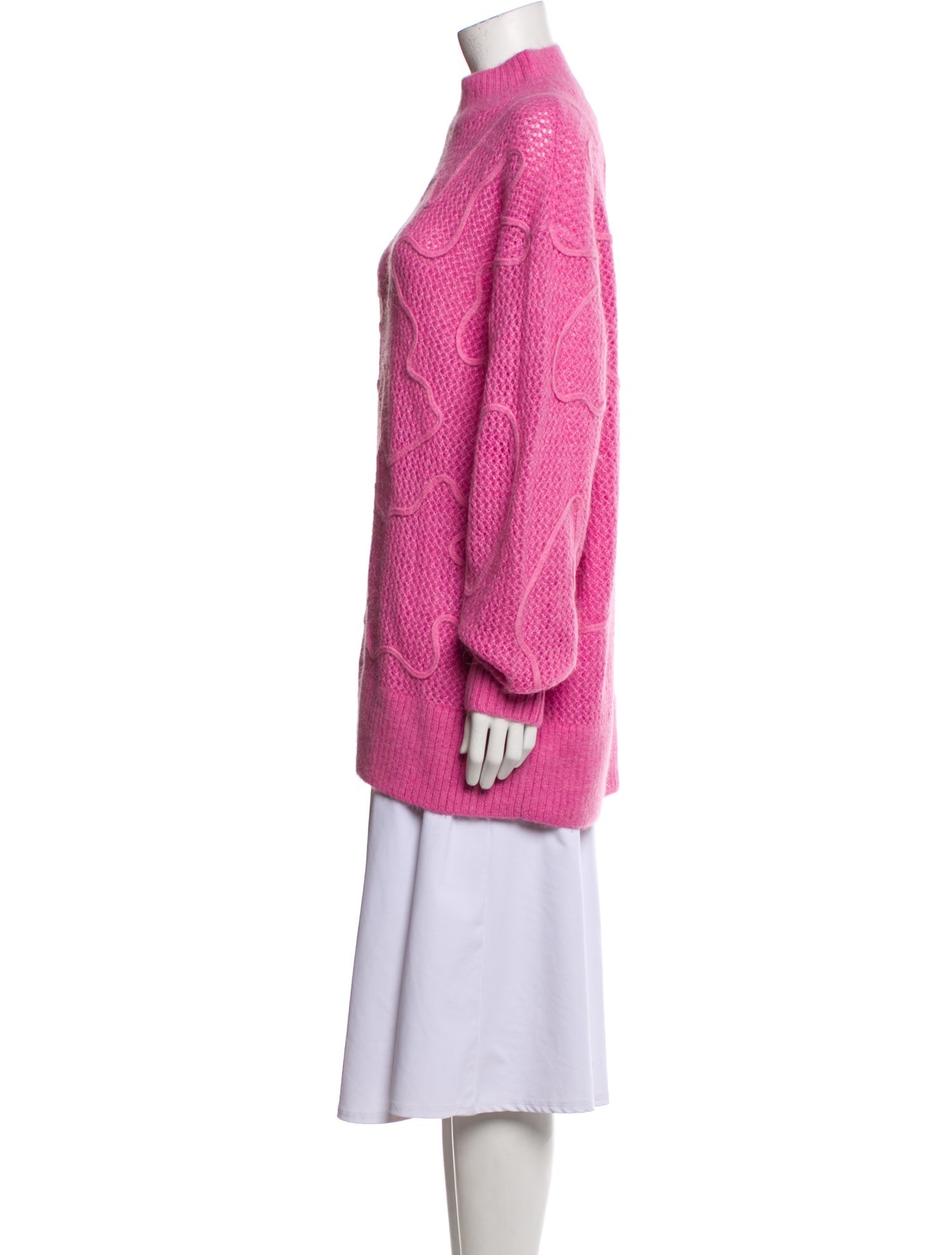 Aje Nylon Mock Neck Sweater w/ Tags