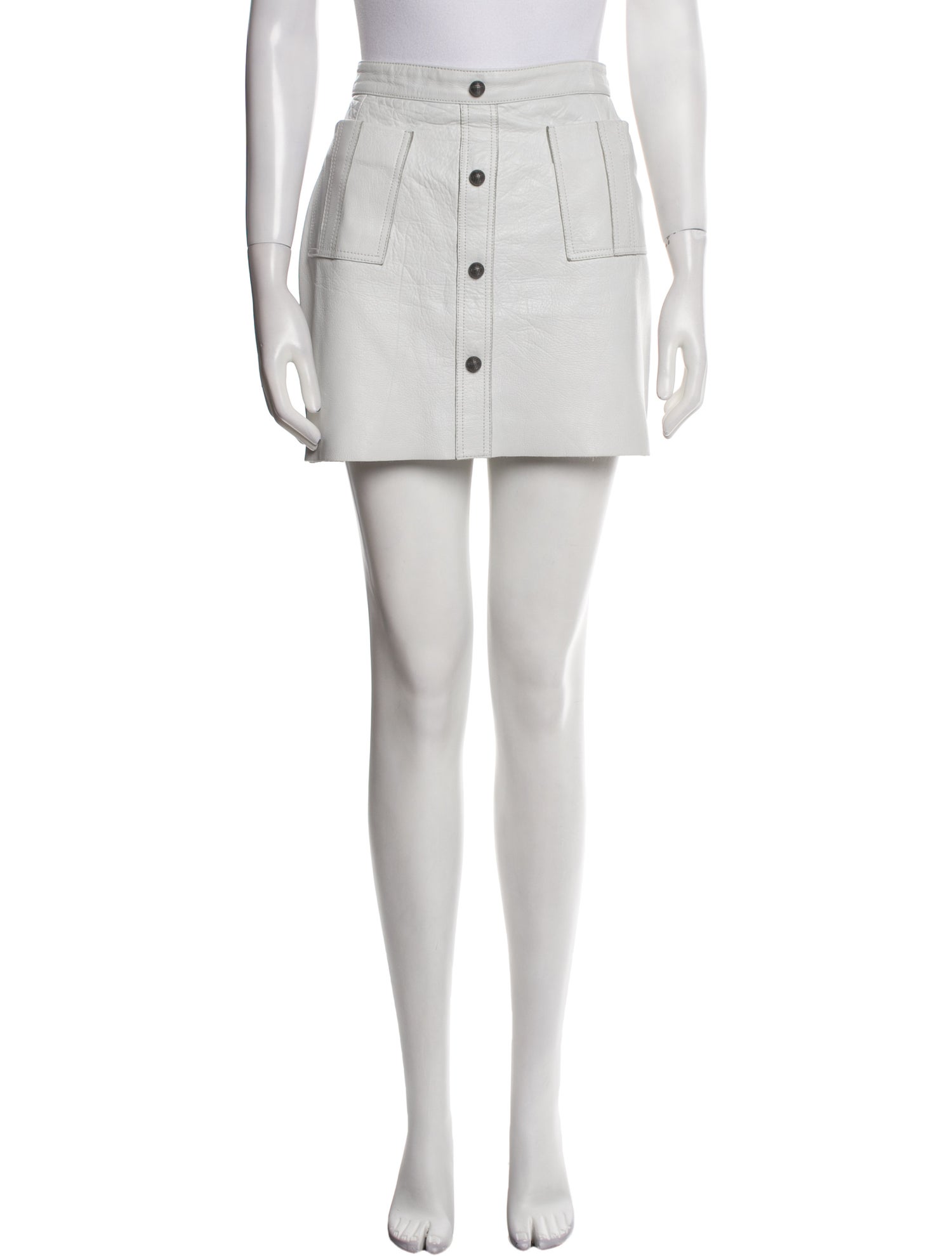 Aje Leather Mini Skirt