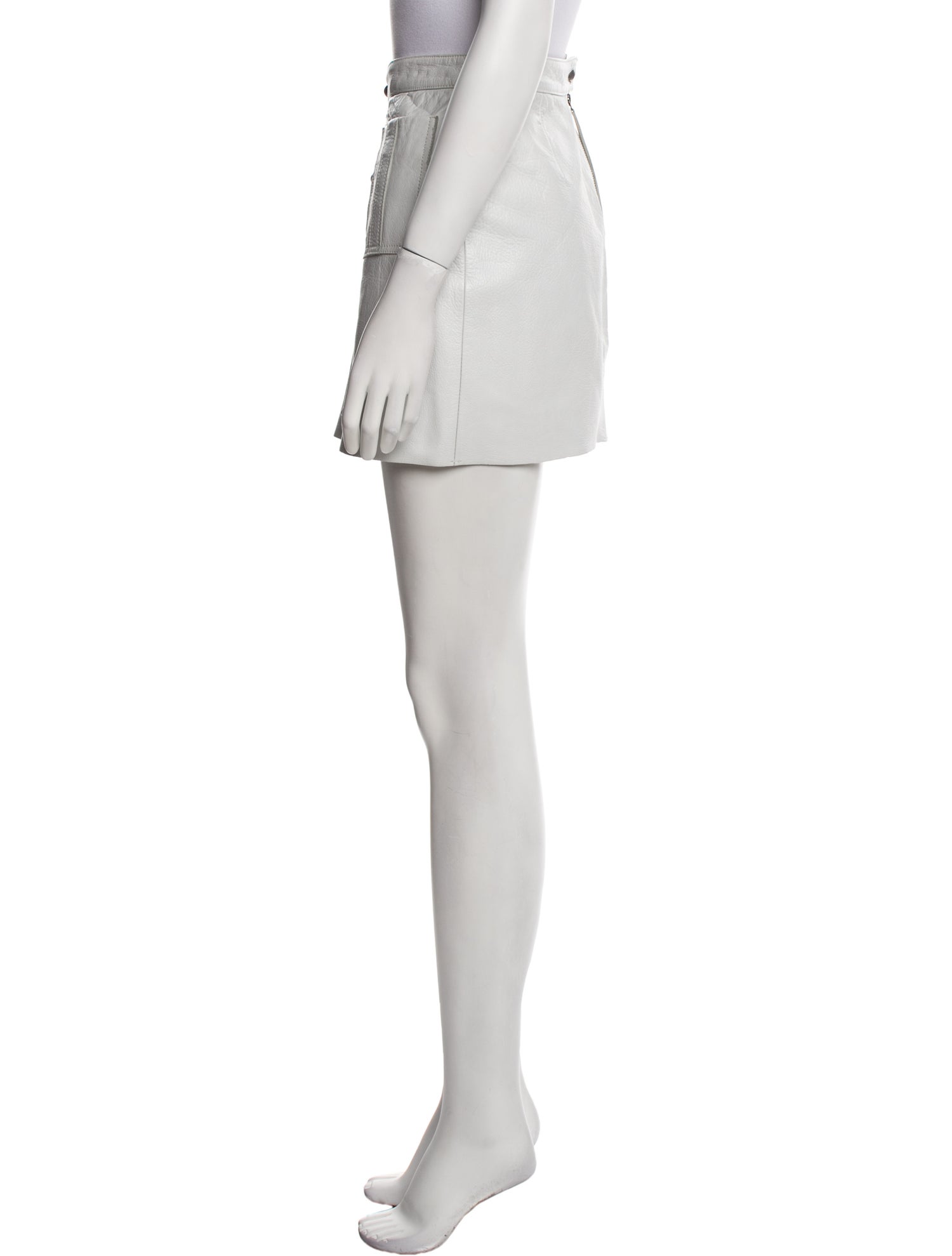 Aje Leather Mini Skirt