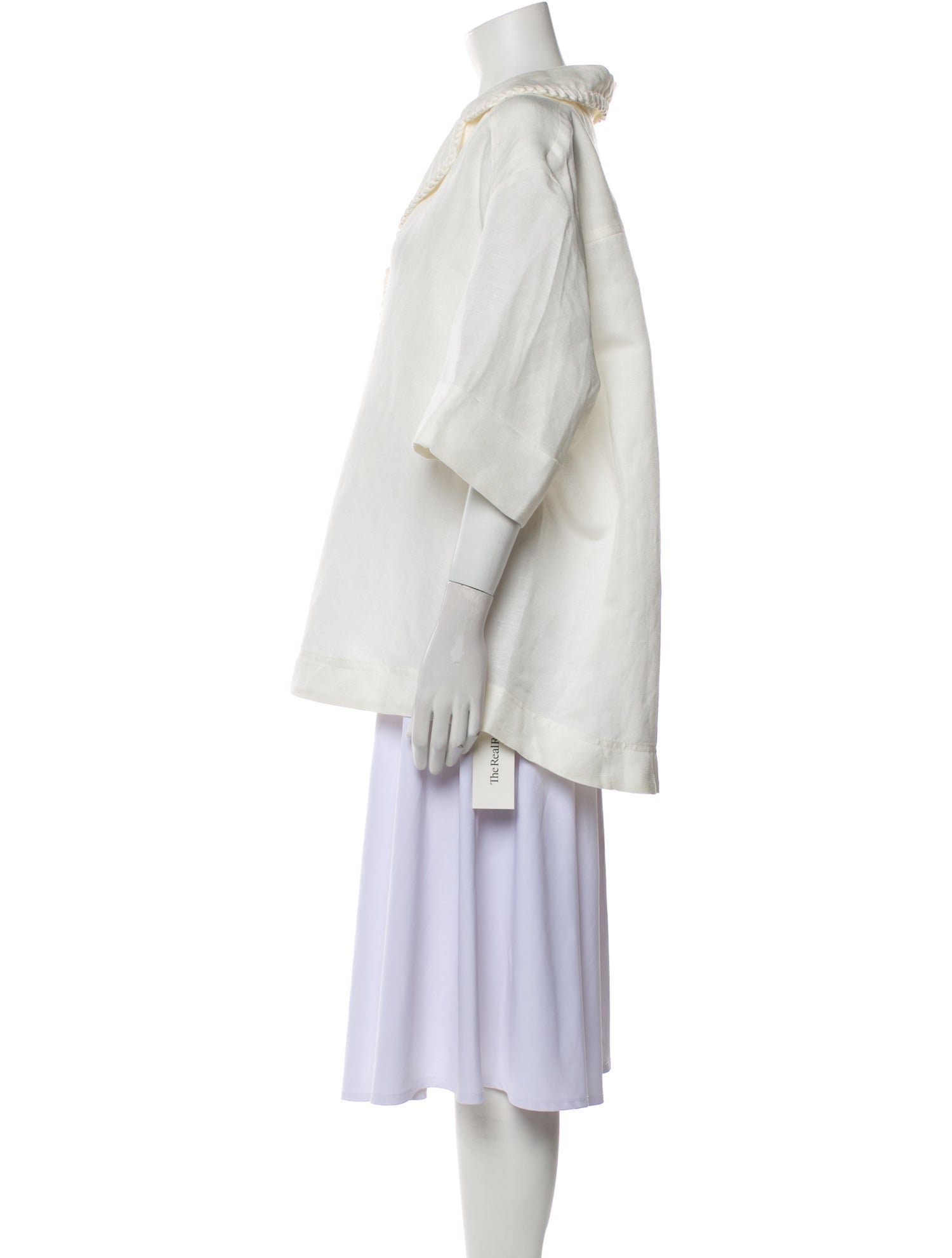 Aje Linen V-Neck Tunic