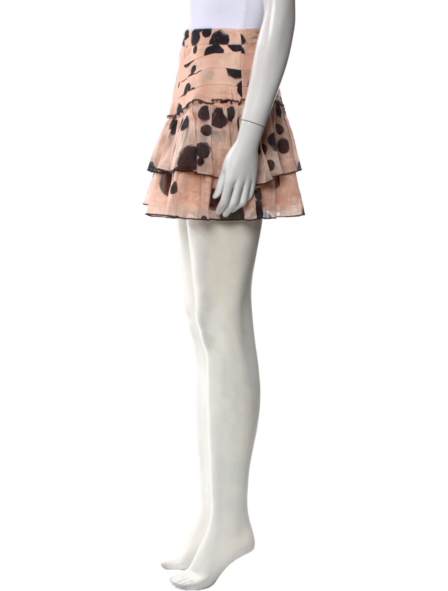 Aje Printed Mini Skirt