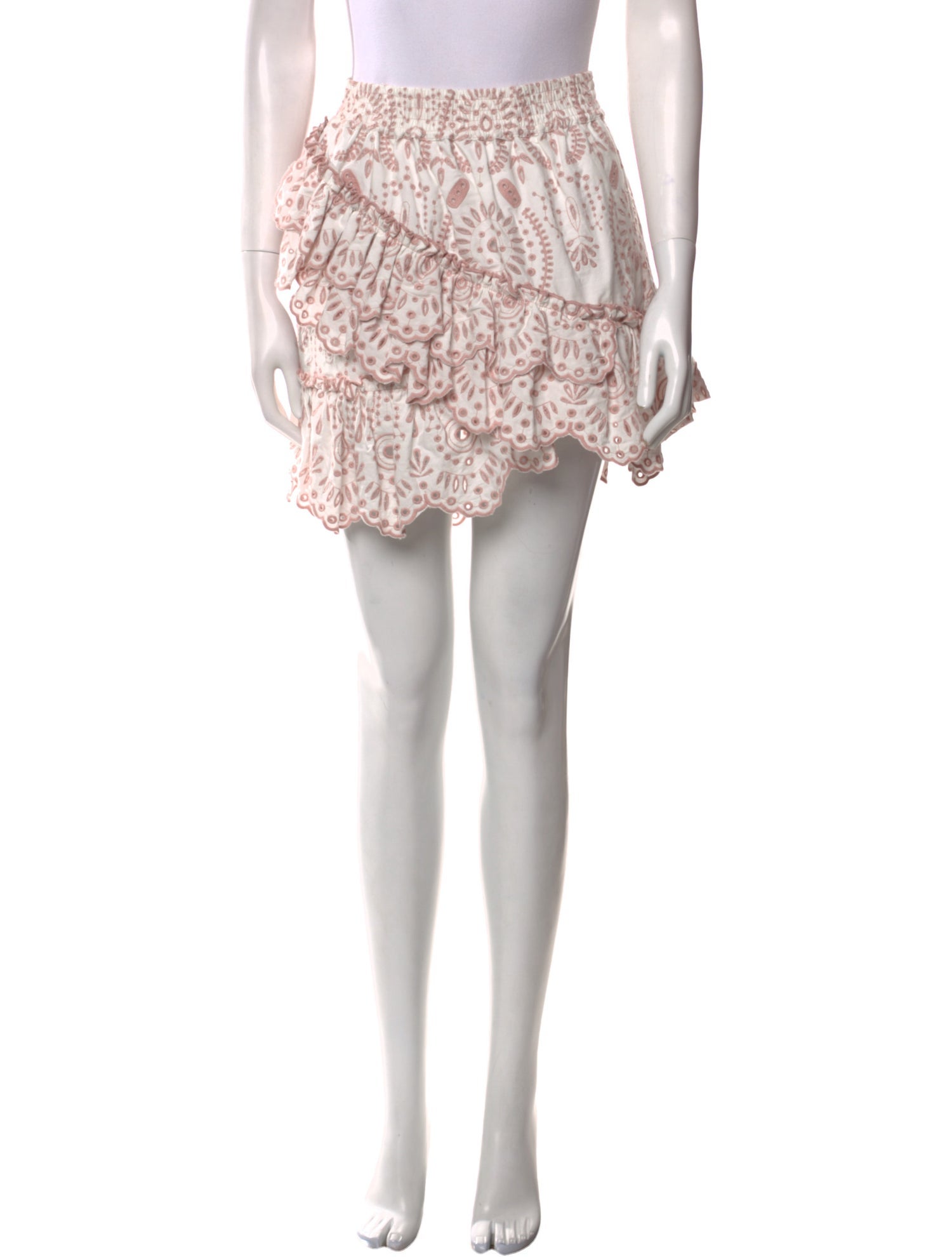 Aje Lace Pattern Mini Skirt