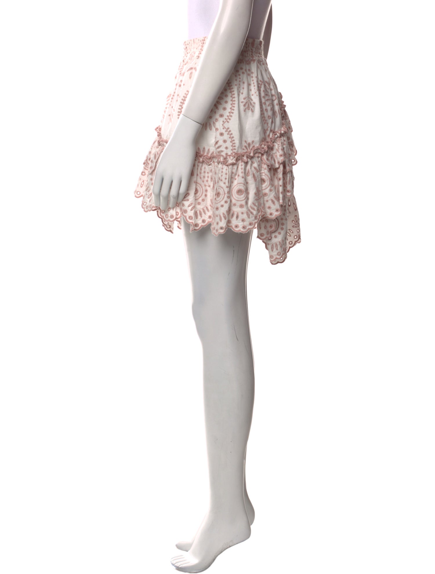 Aje Lace Pattern Mini Skirt