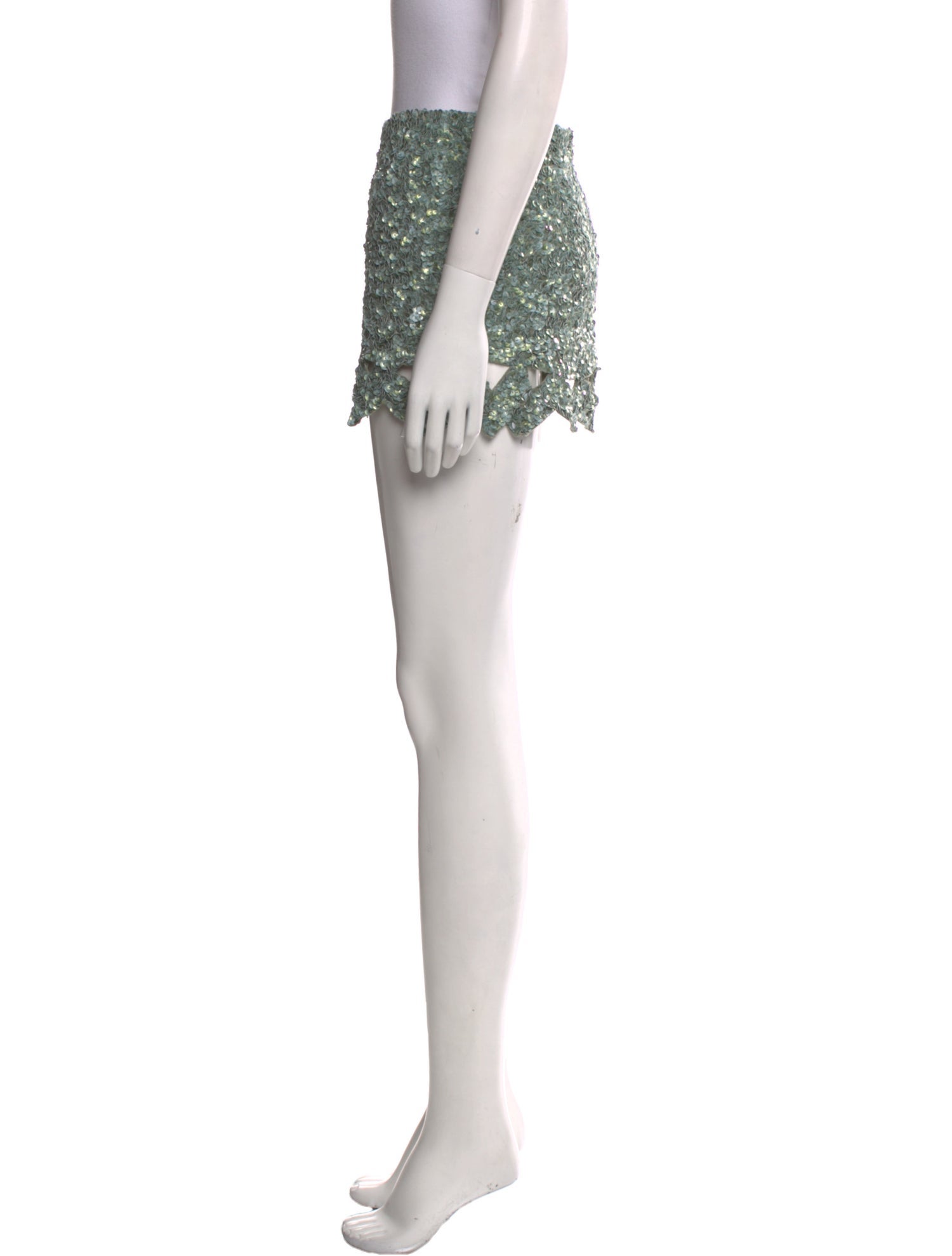 Aje Sequin Mini Skirt