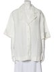 Aje Three-Quarter Sleeve Button-Up Top