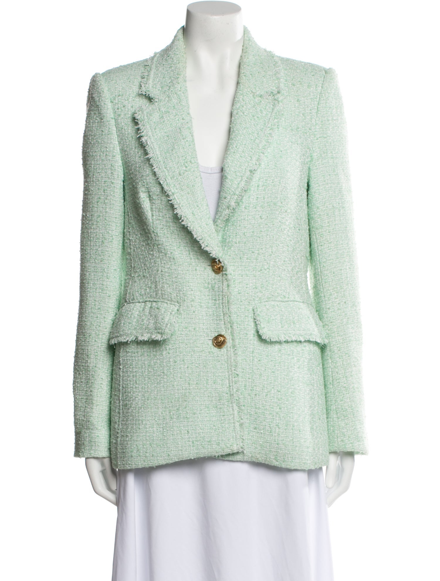 Aje Tweed Pattern Blazer