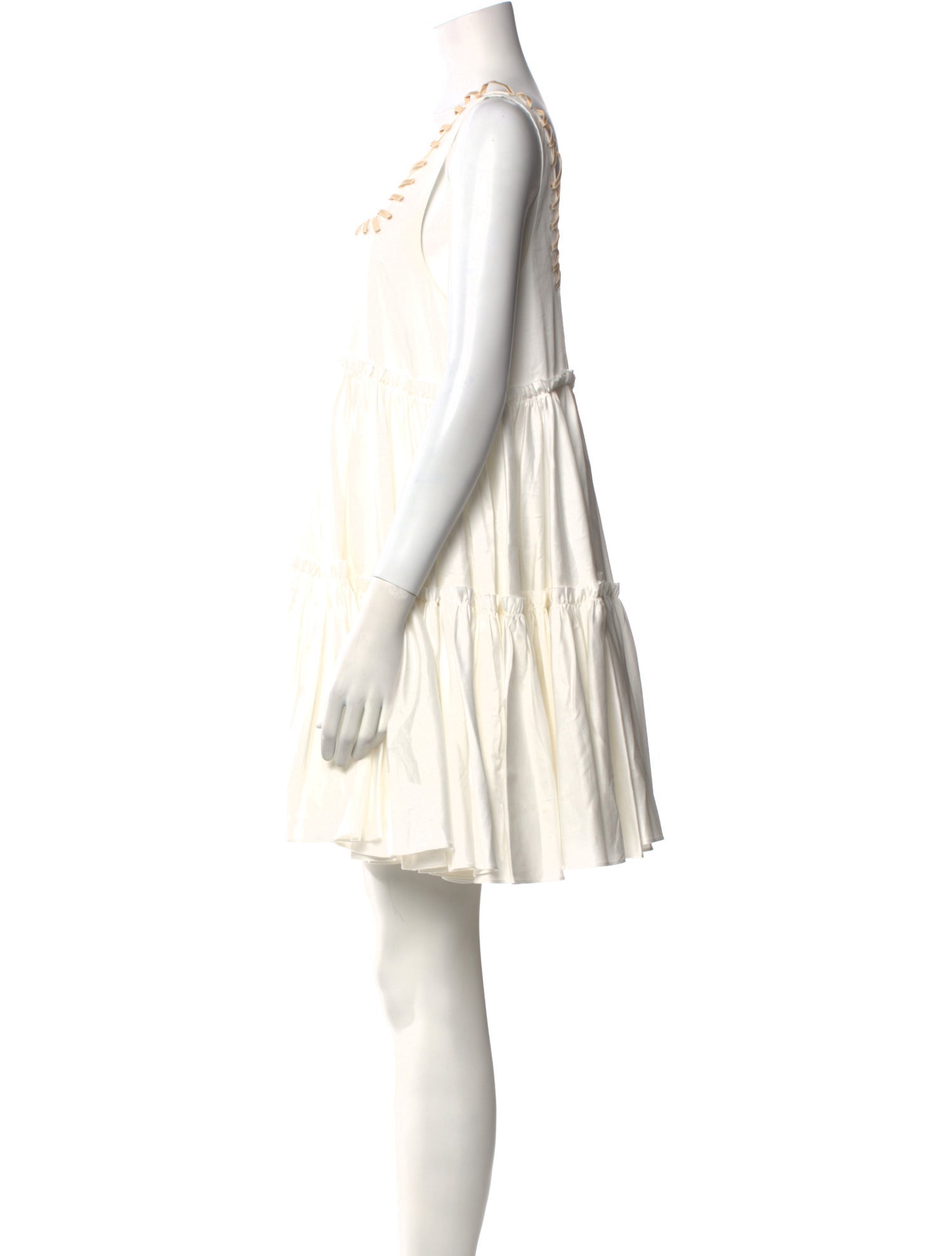 Aje Square Neckline Mini Dress