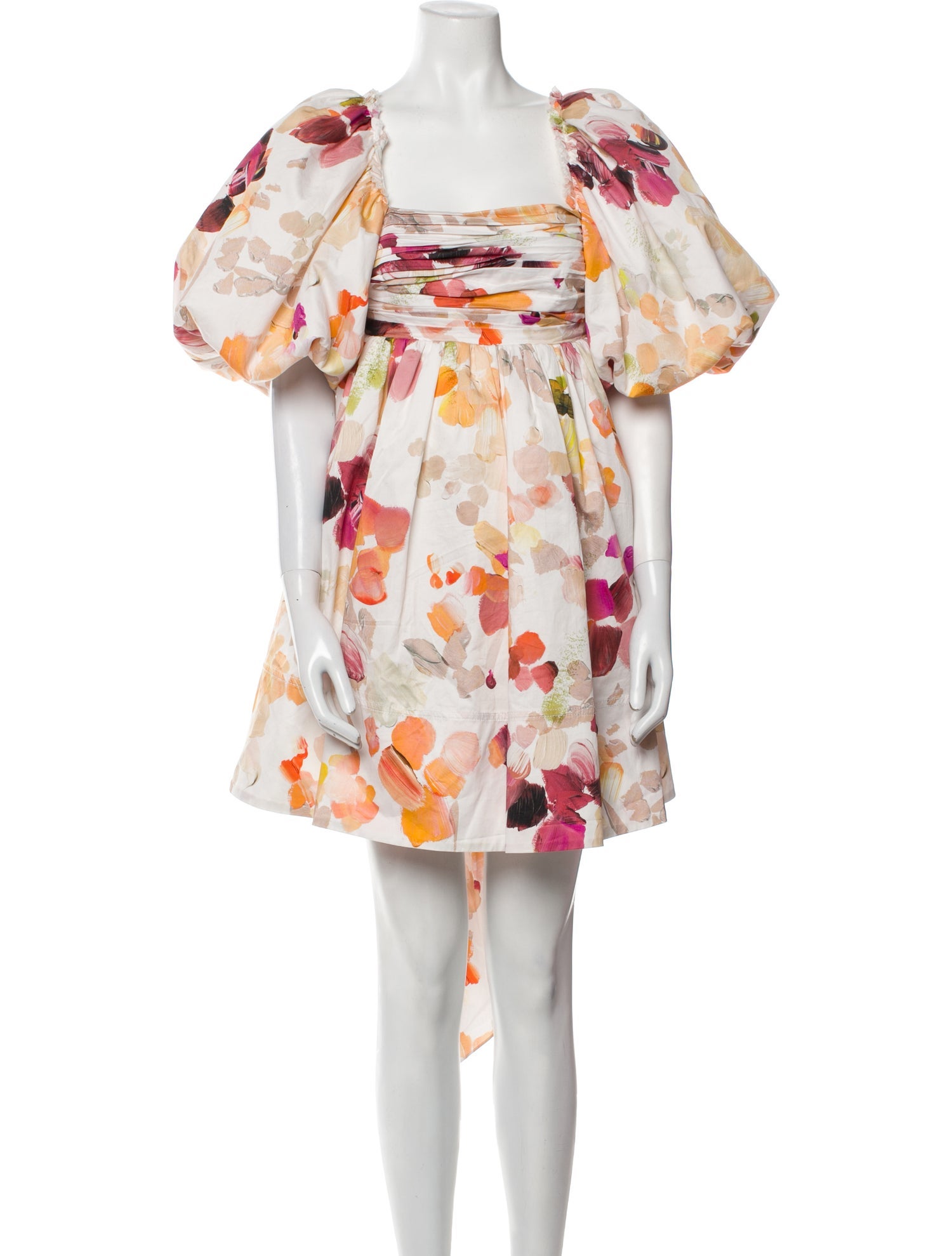 Aje Floral Print Mini Dress